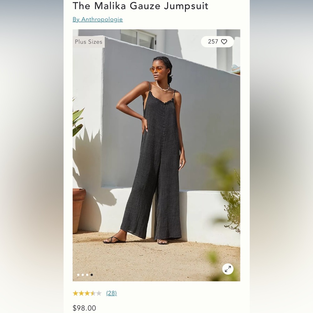 Malika gauze jumpsuit